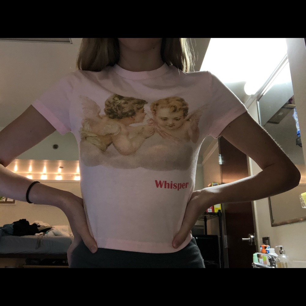 Pink Cherub Baby Tee 👼🏼